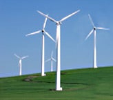 photo of a wind turbine